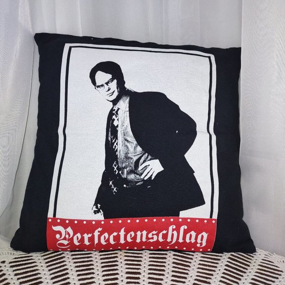 Rag Frog Revival Throw pillow cover Upcycled from a t-shirt size 12"x12" - Picture 2 of 4